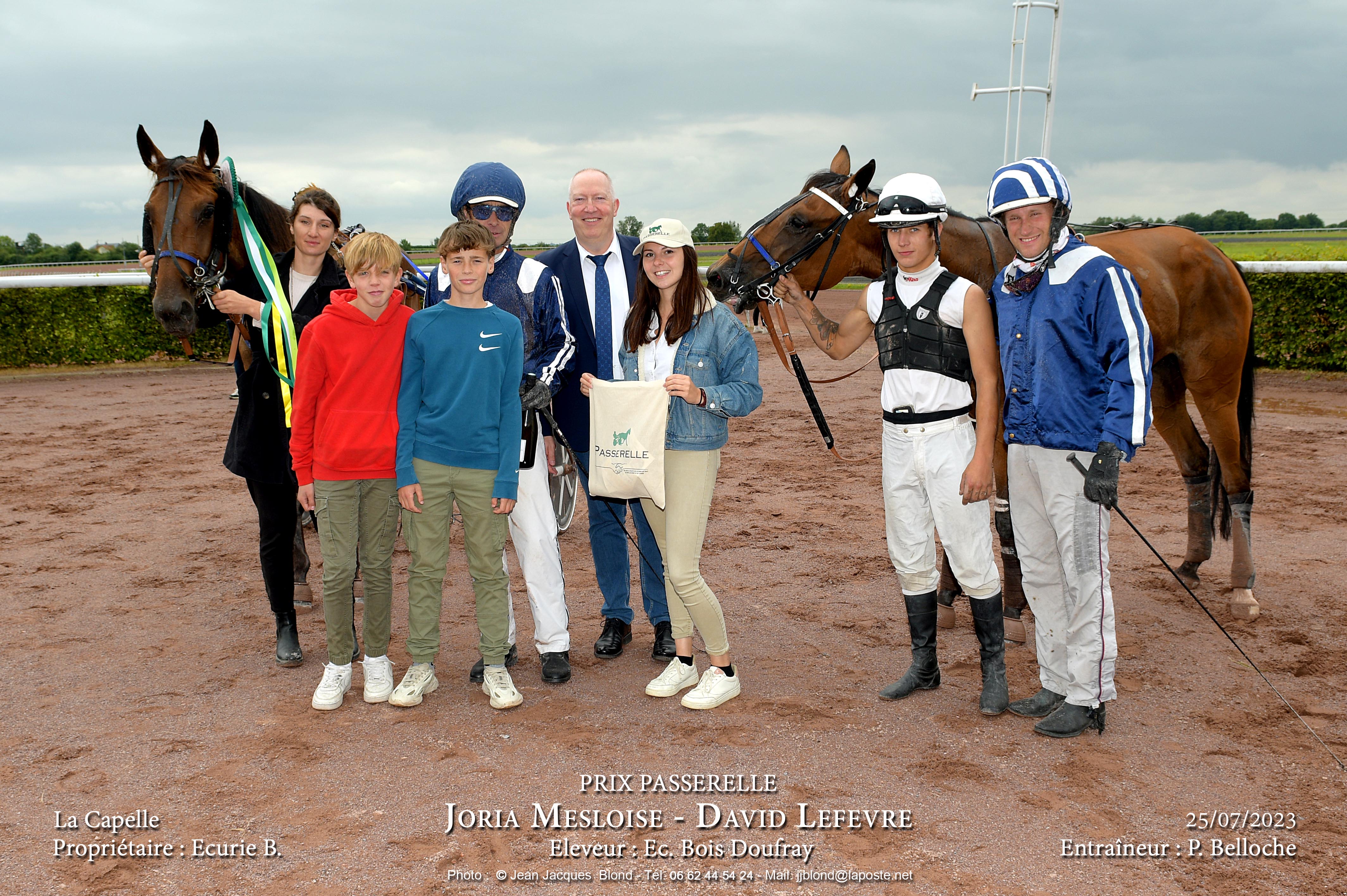 Joria Mesloise avec David Lefevre et les acteurs de la filière
