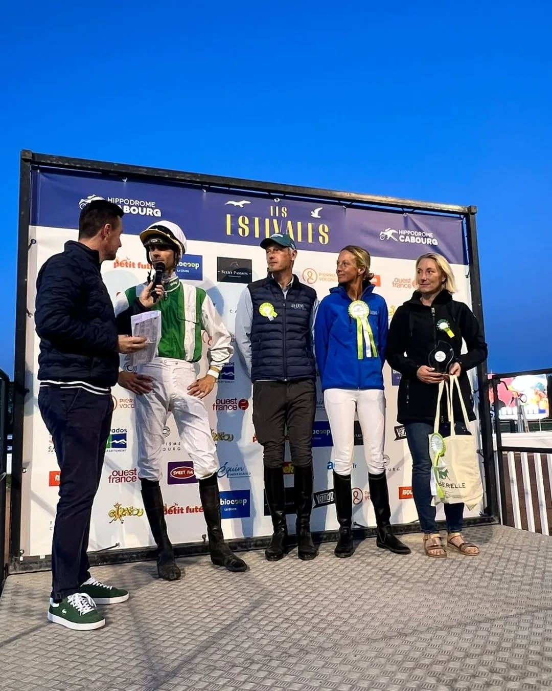 Interview de professionnels lors d’une journée #RaceAndCare à Cabourg